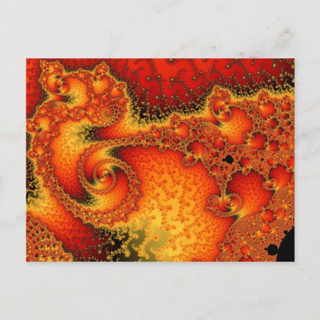 Red Hot Firepe Postkarte (Vorderseite)