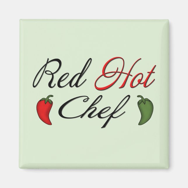 Red Hot Koch Magnet (Vorne)