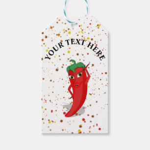 Red Hot Pepper Diva Paint Spritzer Geschenkanhänger
