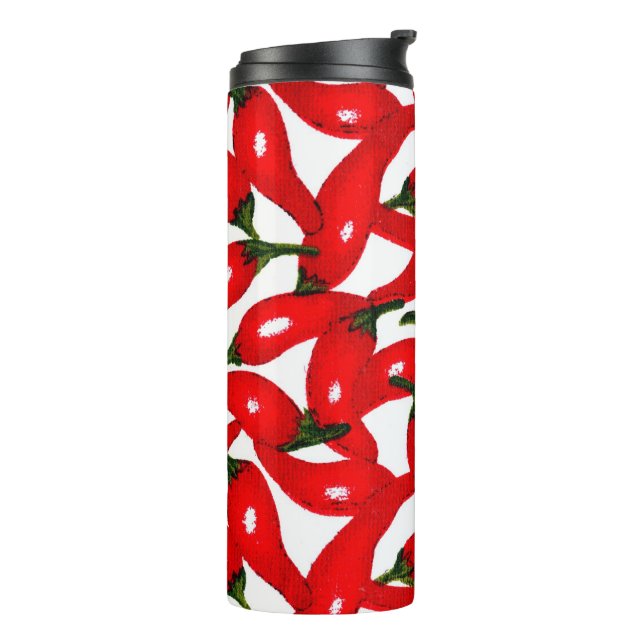 Red Hot Peppers Spicy  Thermosbecher (Nach links gedreht)
