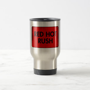 Red Hot Rush Aluminium Travel Mug Reisebecher