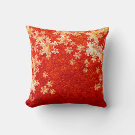 Red Hot Snowflakes Kissen