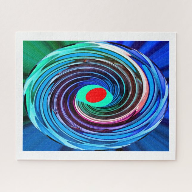 Red Hot Spot Art Puzzle (Horizontal)