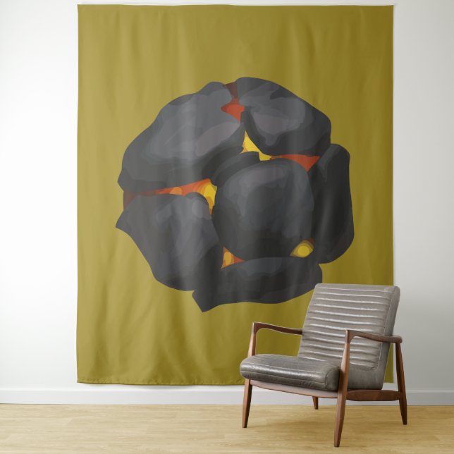 Red Hot Tapestry Wandteppich (Beispiel)