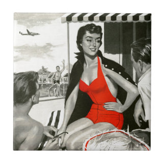 Red Hot Woman Fliese