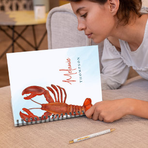 Red Hummer Nautic Personalisiert Notizbuch
