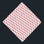 Red Hummer Pattern Küste Strand Pet Halstuch<br><div class="desc">Rotes Hummermuster auf weißem Hintergrund. Kann optionalen Text hinzufügen. Ideal für alle Anlässe an der Küste,  Pet Bandana,  Hummerbake,  Beach Party,  Maine Wiedersehen,  Party Thema,  Reiseandenken. Farbenfroh,  Mod,  Spaß. Mix und Match komplette Lobster / Preppy / Party Versorgung / Pet Kollektionen von TMCdesigns.</div>