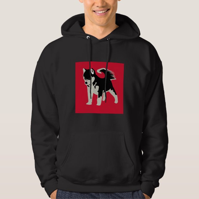 Red Husky Hoodie (Vorderseite)