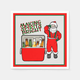 Red Ice Brust mit Bier und Santa Serviette