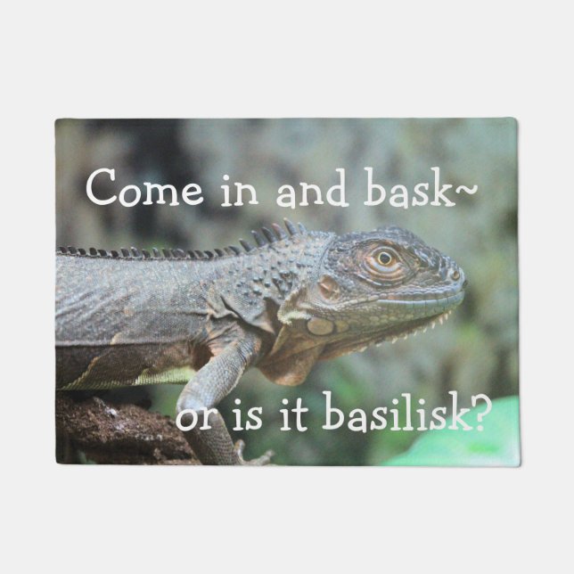 Red Iguana Fußmatte (Vorderseite)