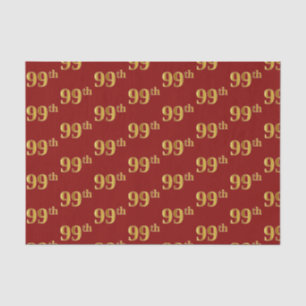 Red, Imitate Gold 99. (Neunundneunzigste) Veransta Seidenpapier