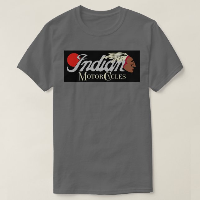 Red Indian Motor Cycles T-Shirt (Design vorne)