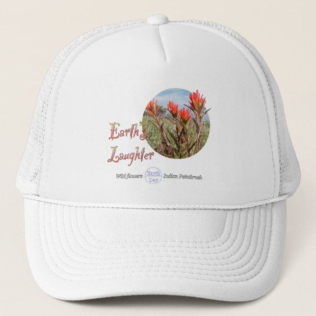 Red Indian Paintbrush Hat Truckerkappe (Vorderseite)