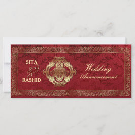 Red Indian Wedding - Ankündigung / Rackcard