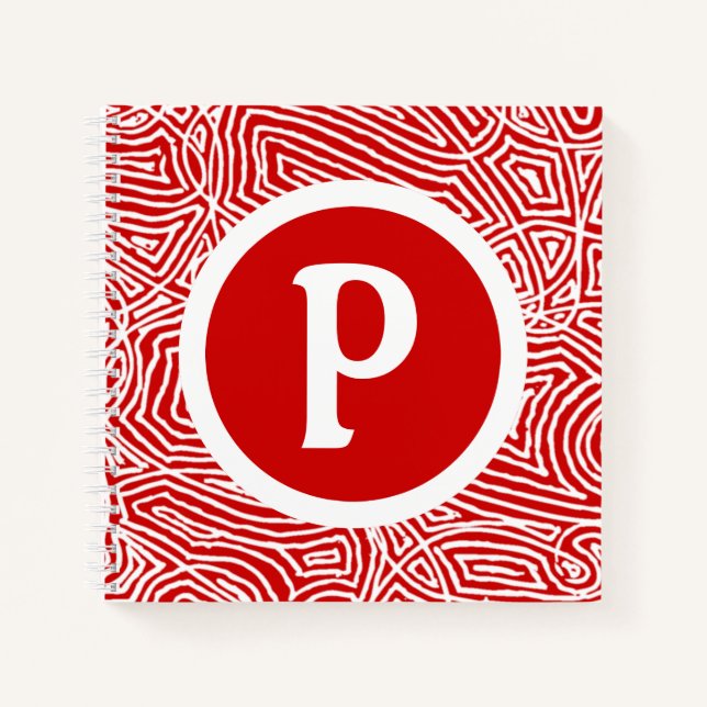 Red Initial Notizbuch (Vorderseite)