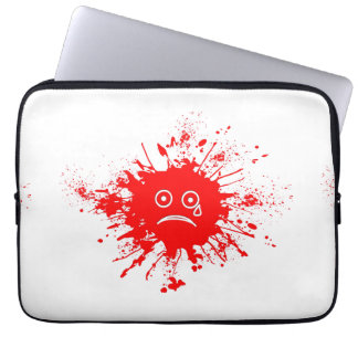 Red Ink Blotch Laptopschutzhülle