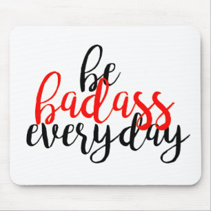 REd inspirierende Badass Mousepad
