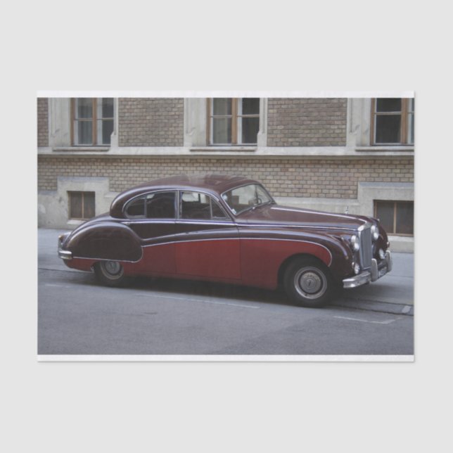 Red Jaguar Mark IX Seidenpapier (Vorderseite)