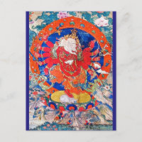 Red Jambhala Buddhist Deity