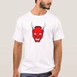 Red Japanese Hannya Mask T-Shirt