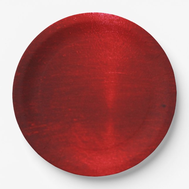 Red Jello Pappteller (Vorderseite)
