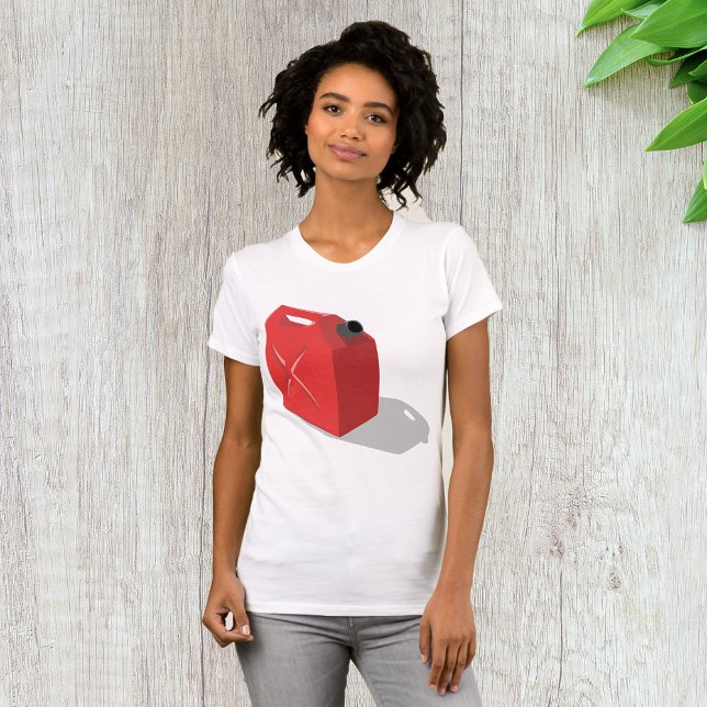 Red Jerrican Womens T - Shirt (Von Creator hochgeladen)