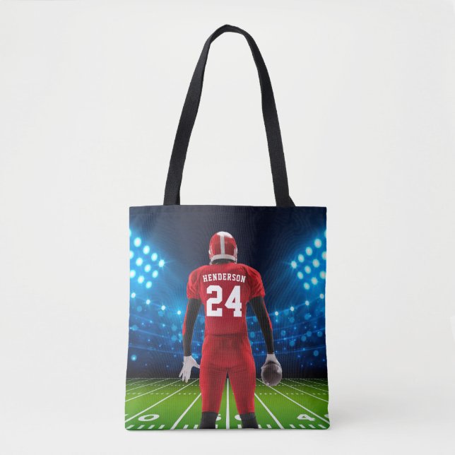 Red Jersey Personalisiert Football Player (Vorderseite)