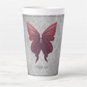 Red Jeweled Butterfly Milchtasse