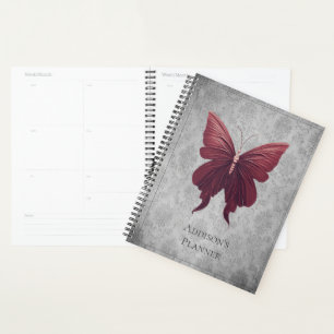 Red Jeweled Butterfly Planer
