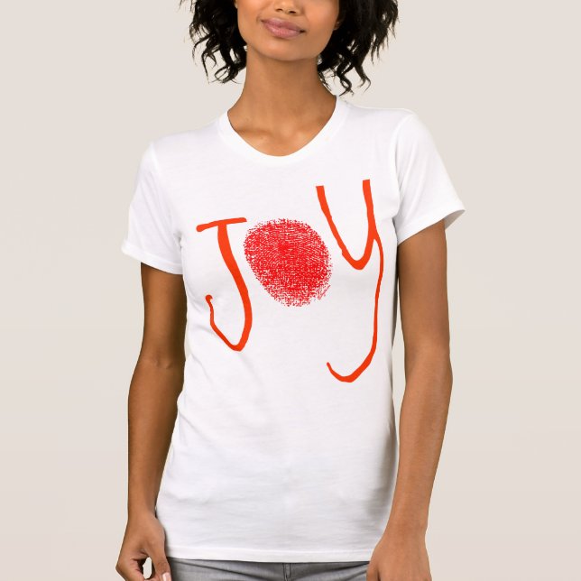 Red Joy Fingerprint T - Shirt (Vorderseite)
