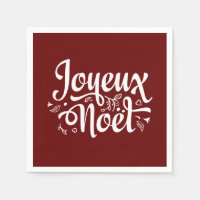 Red Joyeux Weihnachten