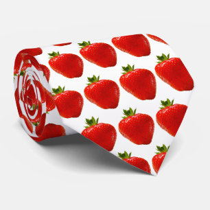 Red Juicy Strawberries Krawatte