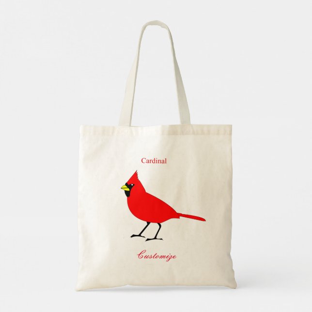 Red Kardinal Bird Thunder_Cove Tragetasche (Rückseite)