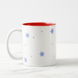 Red Kardinals Weihnachtsgeschenk Zweifarbige Tasse