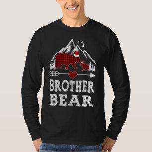 Red Kariert Brother Bear Matching Pajama Family 1 T-Shirt