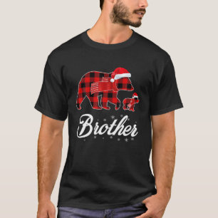 Red Kariert Brother Bear One Cubs Match Buffalo P T-Shirt
