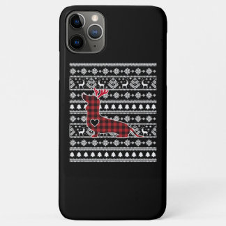 Red Kariert Buffalo Dackel Dog Weihnachten Case-Mate iPhone Hülle