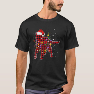 Red Kariert Crab Weihnachten Pajamas Familie Xmas  T-Shirt