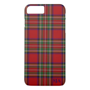 Red Kariert Design Phone Case