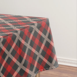 Red Kariert Flannel Lumberjack Design Tischdecke
