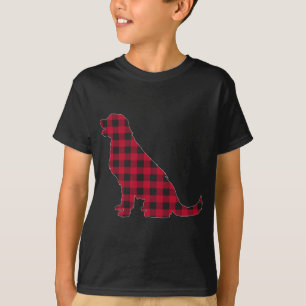 Red Kariert Labrador Retriever Dog Lover Christmas T-Shirt