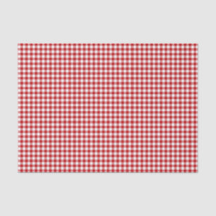 Red Kariert, Red Gingham Seidenpapier