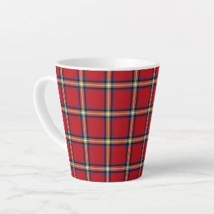 Red Kariert, Royal Stewart Tartan Milchtasse