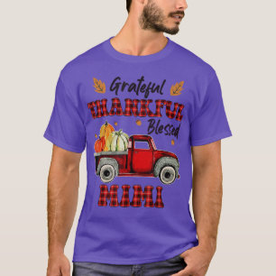 Red Kariert Truck Mimi Dankbarkeit Dankbarkeit Gif T-Shirt