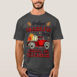 Red Kariert Truck SPECCIAL EDU Dankbarkeit Dankbar T-Shirt