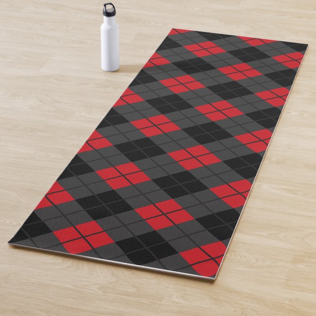 Red Kariert Yoga Mat Yogamatte (Beispiel)