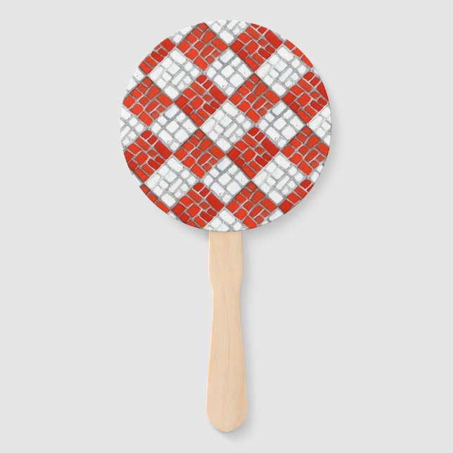 RED KARO MOSAIC FÄCHER (Vorderseite)