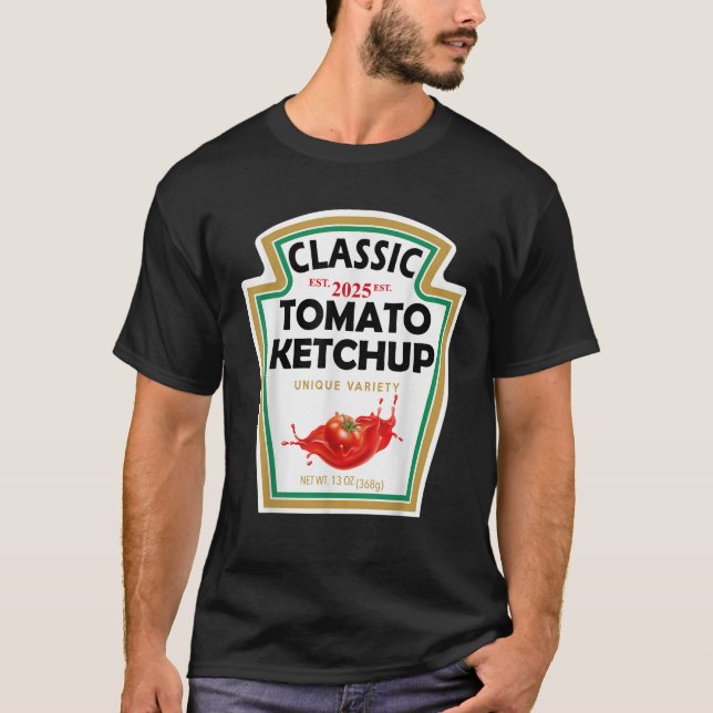 Red Ketchup DIY Halloween Costume Matching Group K T-Shirt (Vorderseite)
