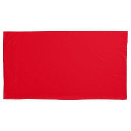 Red King Size Kissen Case Pair Kissenbezug