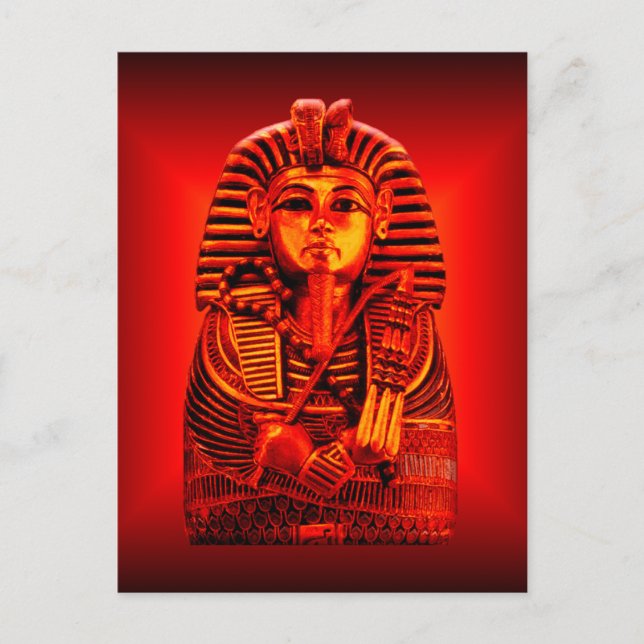 Red King Tut #2 Postkarte (Vorderseite)